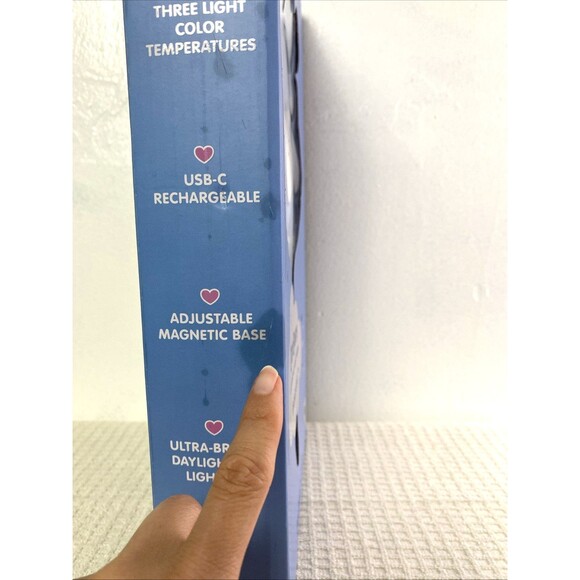 Care Bears Led Handheld Makeup Mirror Grumpy Bear Blue White Vanity - Picture 9 of 12